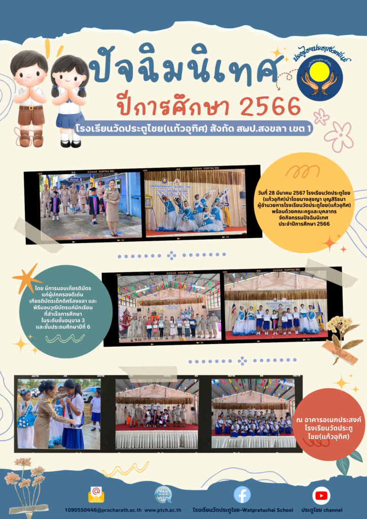 ปัจฉิมนิเทศ 2566